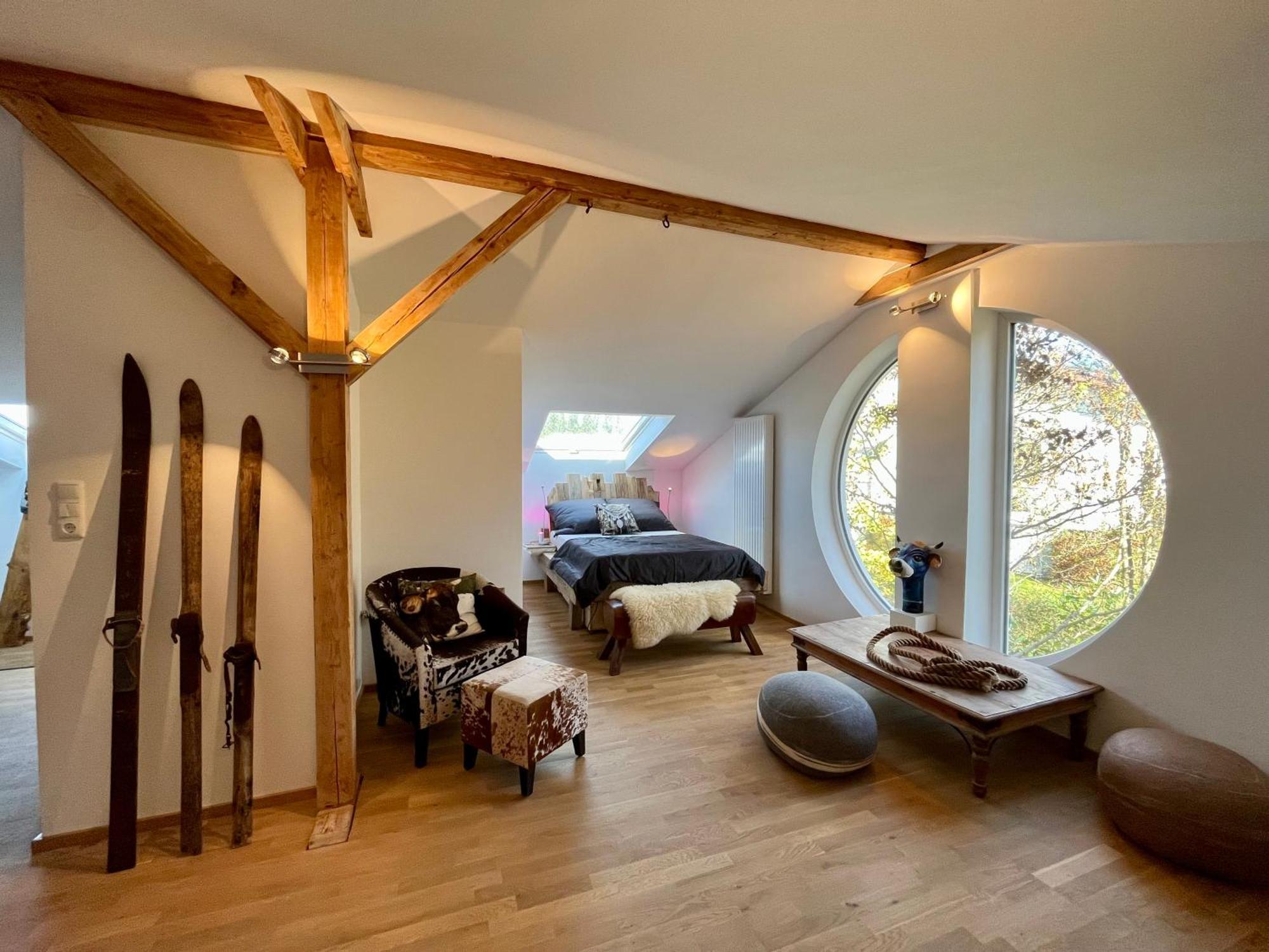 Glueckliche Kuh-Villa - Achtsamer Rueckzugsort Mit Traumgarten, Schwimmteich & Raum Zum Sein - Allgaeu Kempten  Exterior foto
