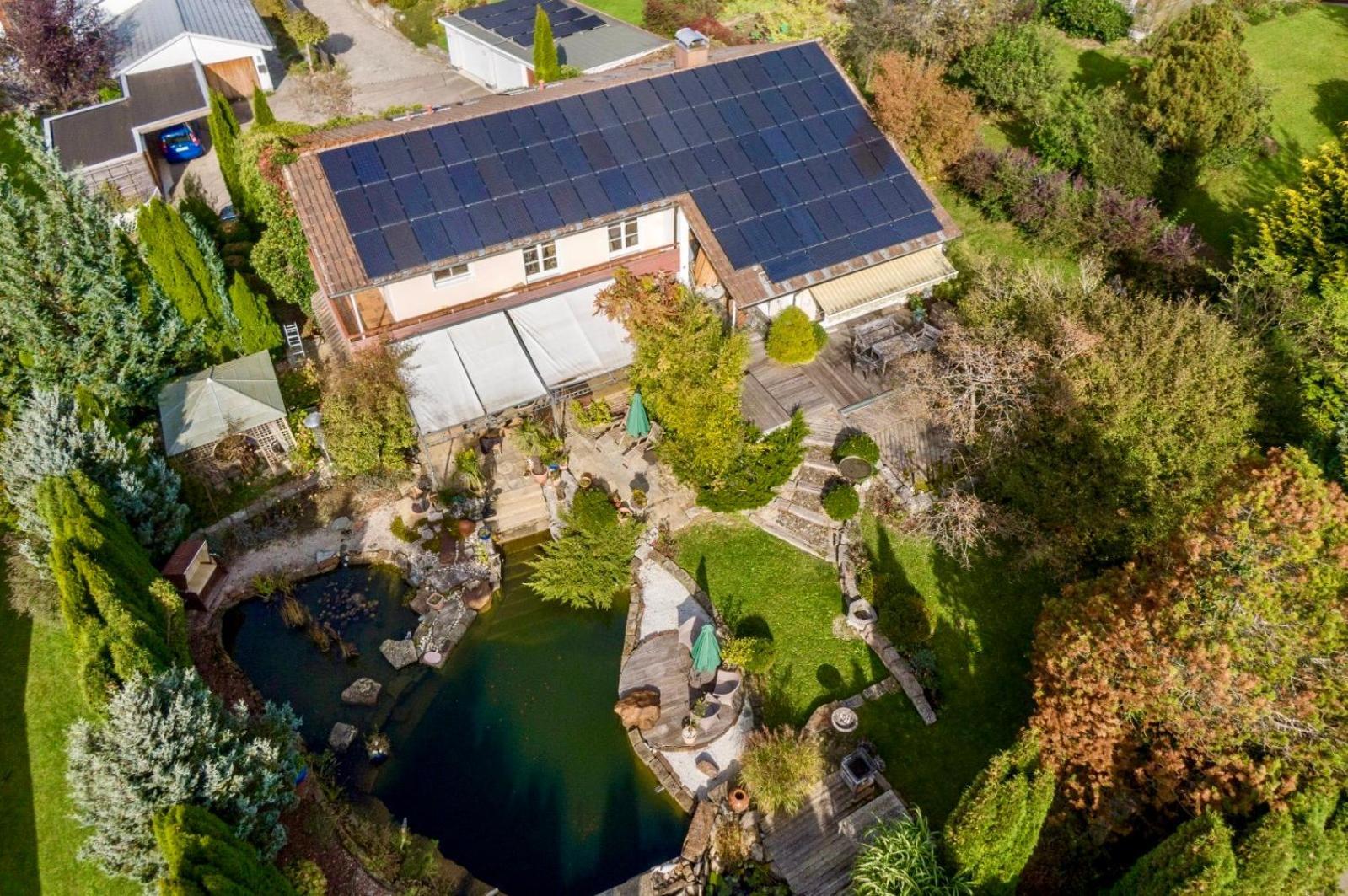 Glueckliche Kuh-Villa - Achtsamer Rueckzugsort Mit Traumgarten, Schwimmteich & Raum Zum Sein - Allgaeu Kempten  Exterior foto